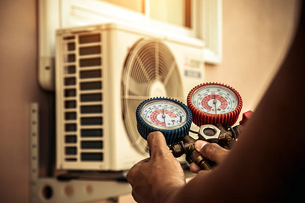 Professional Hvac technician working in Sharpsville, PA